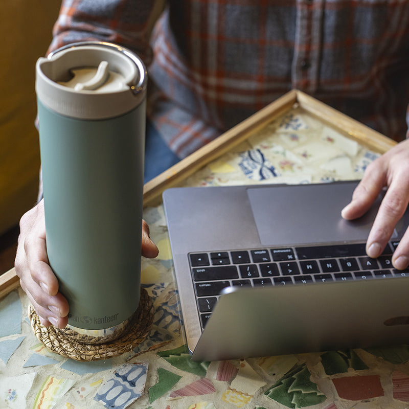 Load image into Gallery viewer, Klean Kanteen - 20oz TKWide with Café Cap
