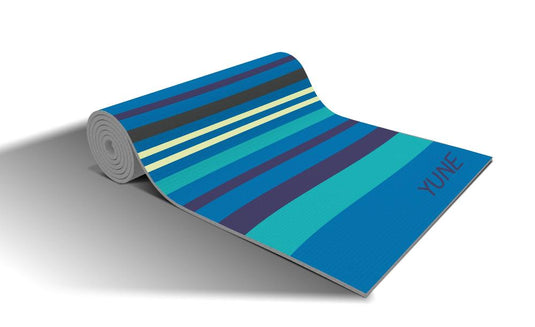 Yune Yoga - Yoga Mat | 6mm Thick | Blue | Non-Slip | Eco Friendly | Yune Yoga | TM69