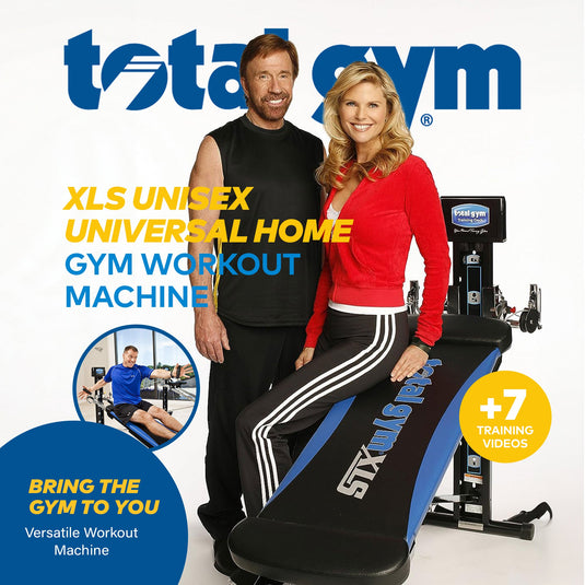 Total Gym Xls Unisex Universal Home Gym Workout Equipment with Ab Crunch Bench