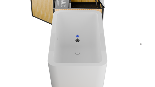 RevX Wellness - RevX Acrylic X Tub Cold Plunge + LUX High Performance Chiller and Filtration System