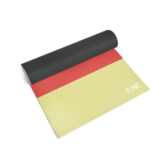 Yune Yoga - Yoga Mat | 6mm Thick | Multi Color Striped | Non-Slip | Eco Friendly | Yune Yoga | Trestles