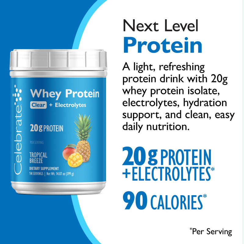 Load image into Gallery viewer, Celebrate Vitamins - Celebrate Whey Protein Clear + Electrolytes
