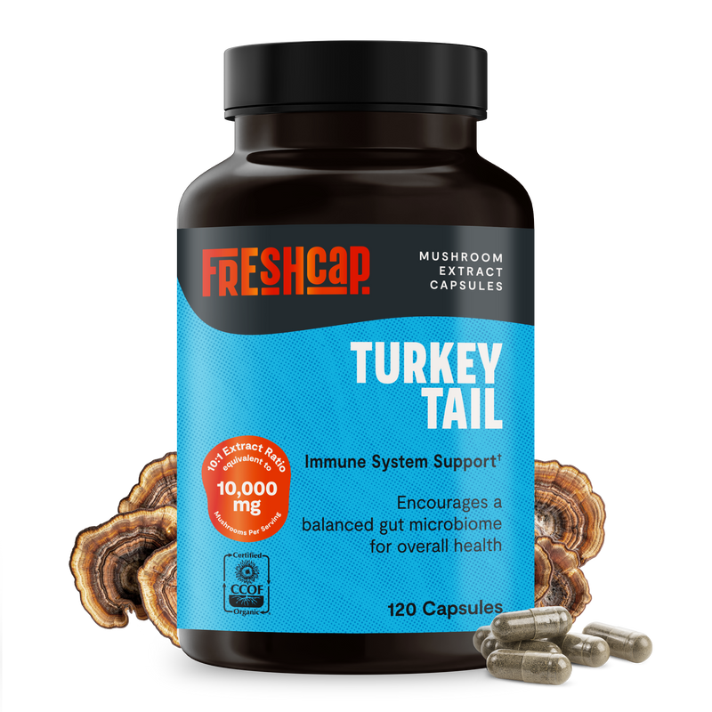 Load image into Gallery viewer, FreshCap Mushrooms - Organic Turkey Tail Mushroom Capsules
