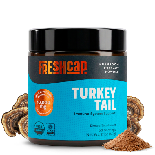 FreshCap Mushrooms - Organic Turkey Tail Mushroom Powder
