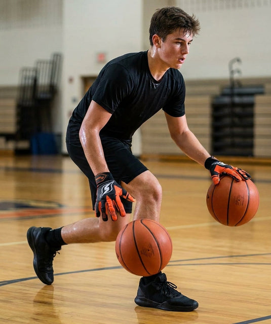 HoopsKing - Hoop Handz Weighted Basketball Gloves | Heavy | Increase Hand Speed