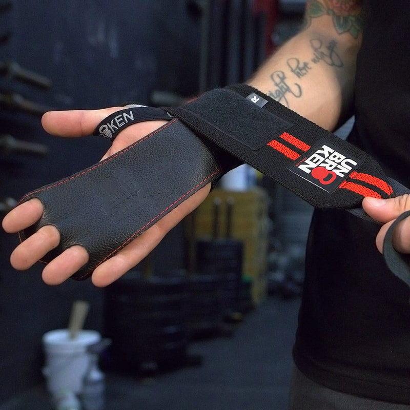 Load image into Gallery viewer, Unbrockenshop - Hand Grips+Wrist Wraps
