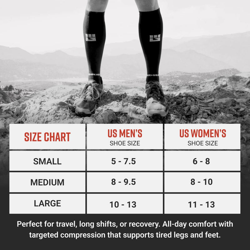 Load image into Gallery viewer, Mudgear - Tall Compression Socks Tactical Line (Olive Drab Green)
