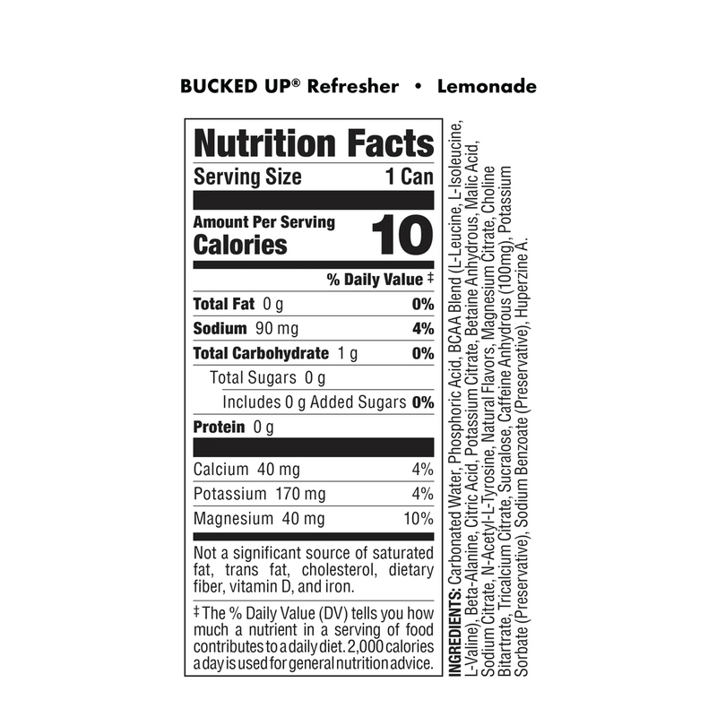 Load image into Gallery viewer, Bucked-Up-Refresjer-Nutrition
