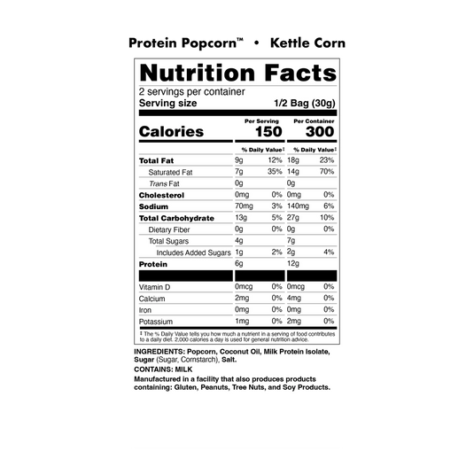 Bucked Up - Protein Popcorn