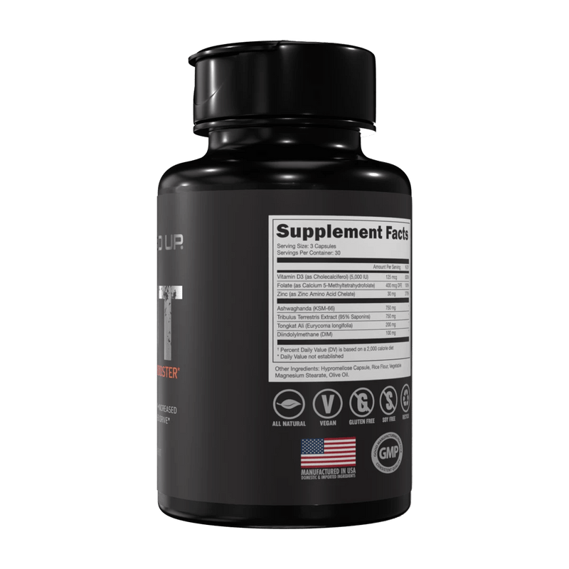 Load image into Gallery viewer, RUT Testosterone Booster back label
