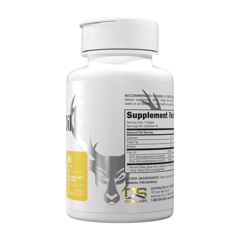 Load image into Gallery viewer, Bucked Up Fish Oil - Angle
