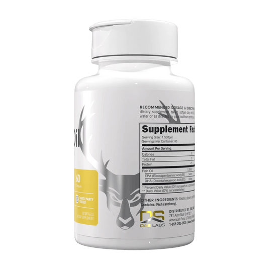 Bucked Up Fish Oil - Angle