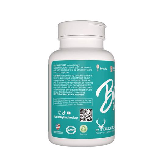 Bucked Up Doe Multivitamin - Back Label