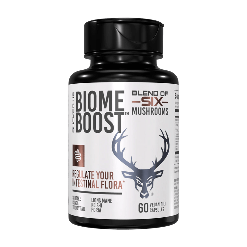 Load image into Gallery viewer, Bucked Up Biome Boost 6-Mushroom Bottle
