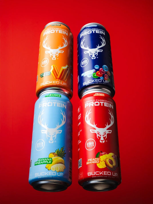 Bucked Up Protein Soda - Tower Stack