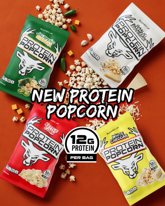Bucked Up Protein Popcorn - All Flavors