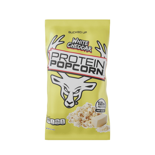 Bucked Up Protein Popcorn - White Cheddar