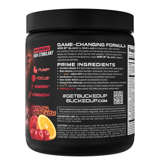 Bucked Up - Woke AF BLACK Pre-Workout