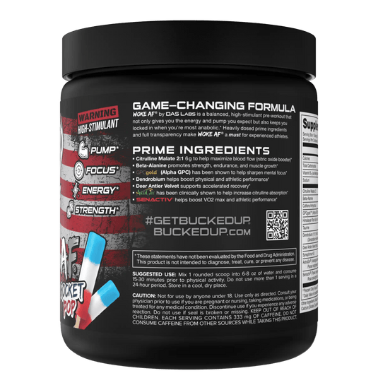 Bucked Up - Woke AF High Stimulant Pre-Workout