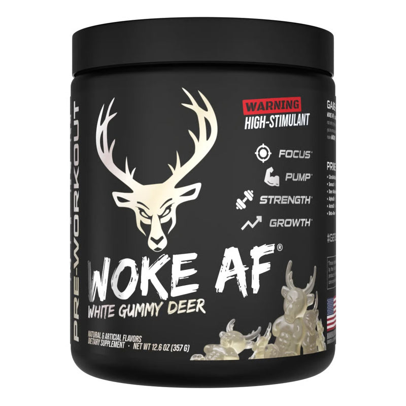 Load image into Gallery viewer, Bucked Up - Woke AF Pre-Workout - White Gummy Deer
