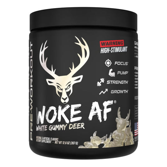 Bucked Up - Woke AF Pre-Workout - White Gummy Deer