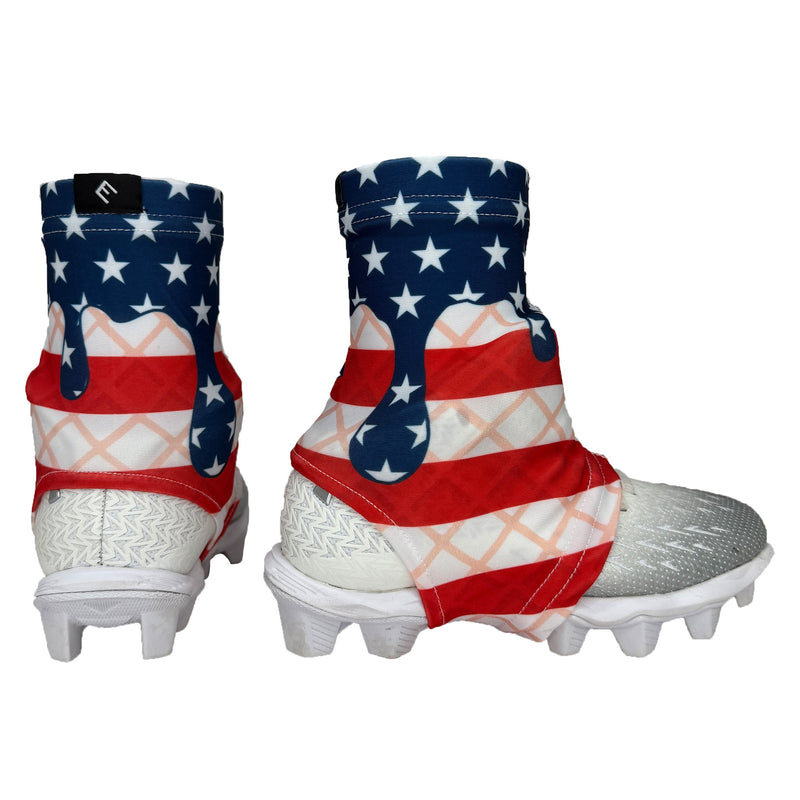 Load image into Gallery viewer, Elite Athletic Gear - USA Flag Ice Cream Cleat Covers
