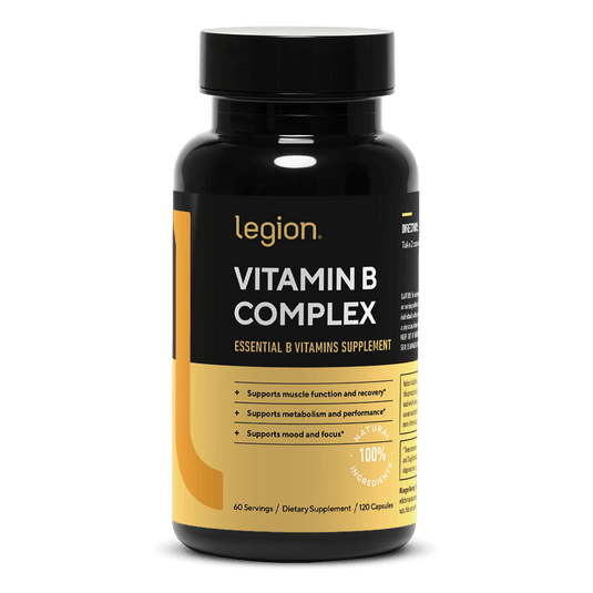 Legion Athletics Vitamin B Complex - eight essential B vitamins for energy metabolism and cellular health