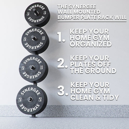 Synergee - Weight Plate Wall Storage Rack