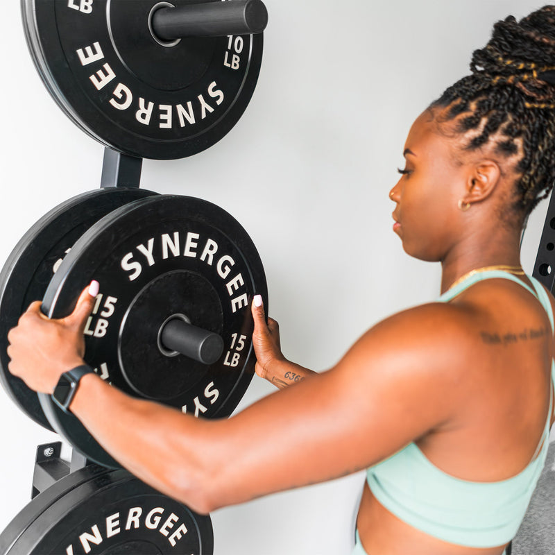 Load image into Gallery viewer, Synergee - Weight Plate Wall Storage Rack
