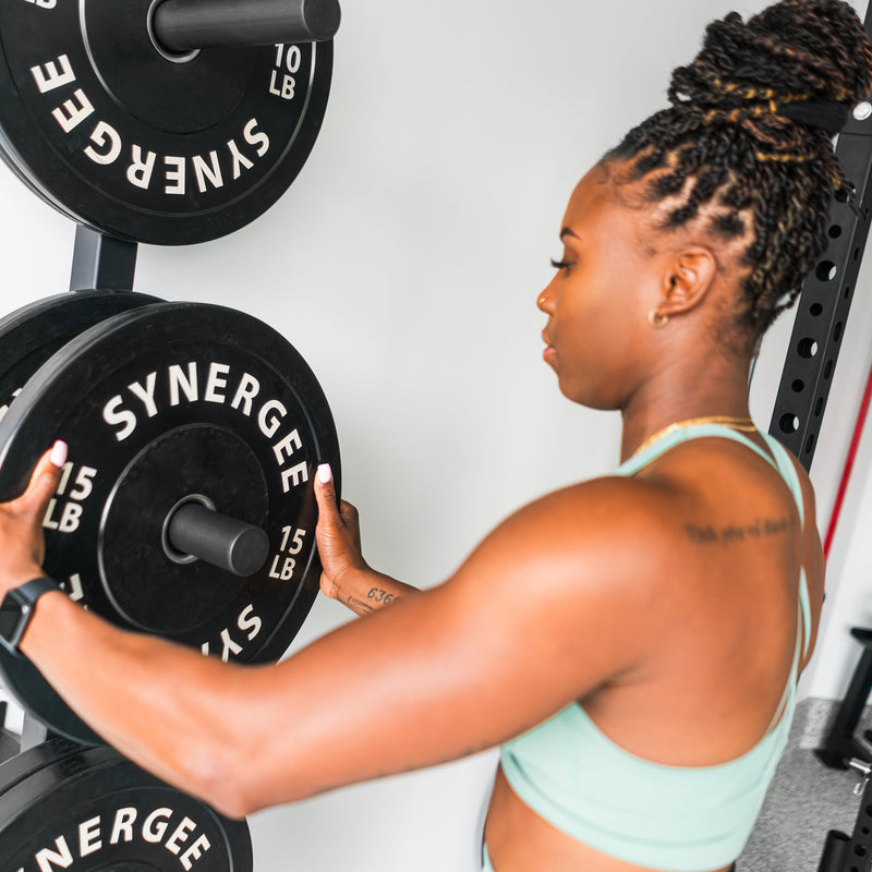 Load image into Gallery viewer, Synergee - Weight Plate Wall Storage Rack
