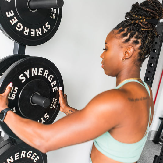 Synergee - Weight Plate Wall Storage Rack