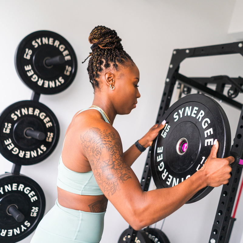 Load image into Gallery viewer, Synergee - Weight Plate Wall Storage Rack
