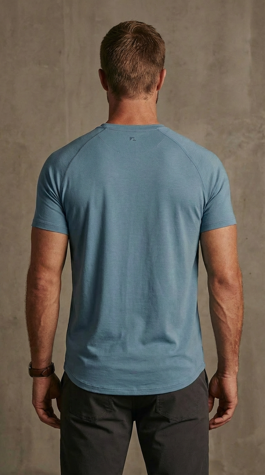 Runner's Athletics - Airflow Definition Tee Deep Blue