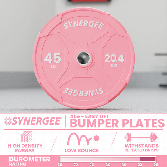 Synergee - Synergee Pink EZ Grip Bumper Plates