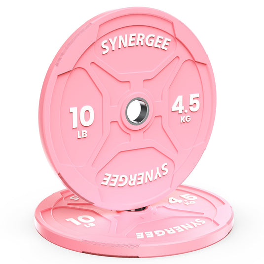 Synergee - Pink Ez Grip Bumper Plates