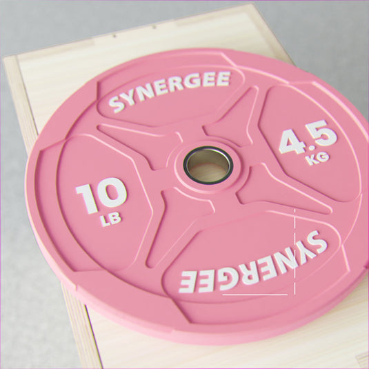 Synergee - Pink Ez Grip Bumper Plates