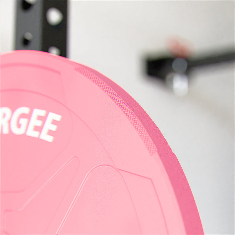 Load image into Gallery viewer, Synergee - Pink Ez Grip Bumper Plates
