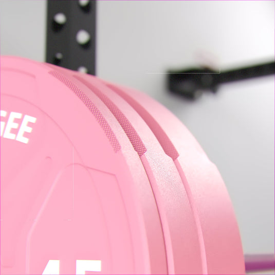 Synergee - Pink Ez Grip Bumper Plates