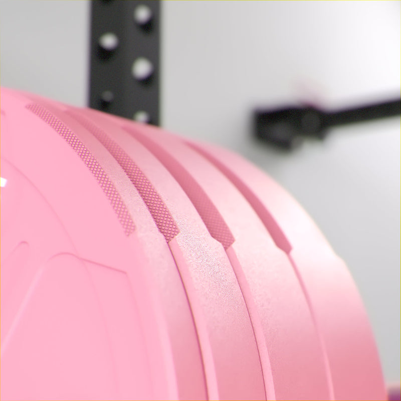Load image into Gallery viewer, Synergee - Pink Ez Grip Bumper Plates
