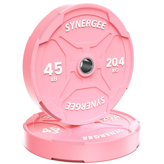 Synergee - Pink Ez Grip Bumper Plates