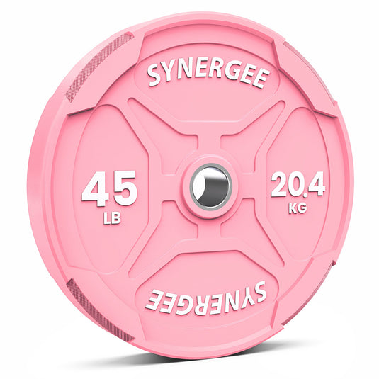 Synergee - Pink Ez Grip Bumper Plates