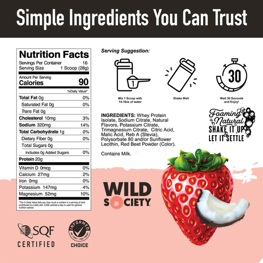 Wild Society Nutrition - Clear Whey Isolate Protein