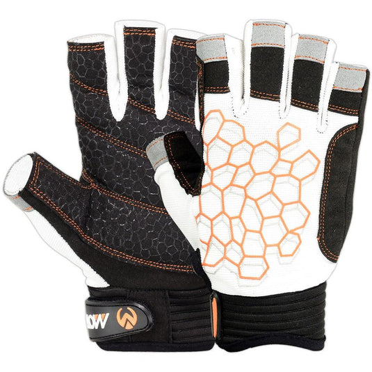 MRX - Sailing Gloves with Sticky Palm 3/4 Cut Fingers Kayaking & More Unisex