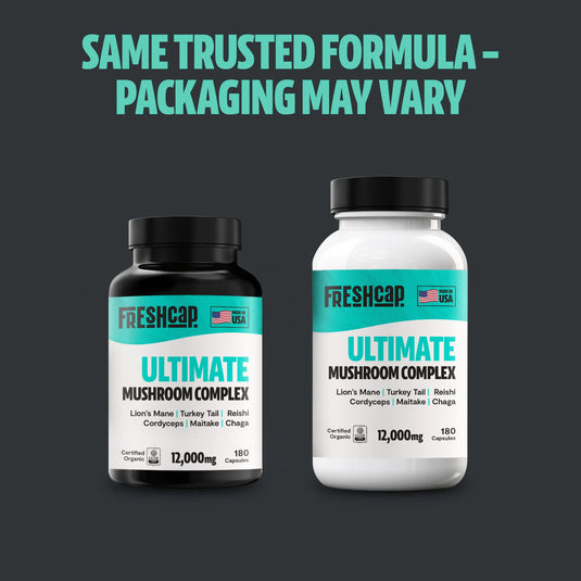 FreshCap Mushrooms - Organic Mushroom Complex Supplement Capsules
