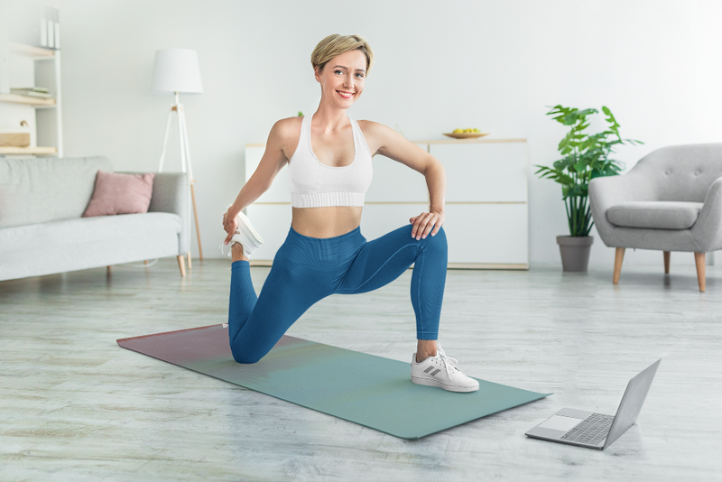 Load image into Gallery viewer, Yune Yoga - Yoga Mat | 6mm Thick | Blue | Non-Slip | Eco Friendly | Yune Yoga | Dionysus
