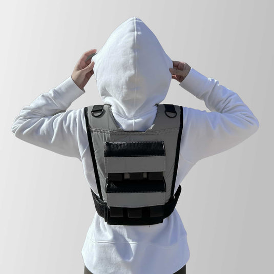 Grav Weight Vest 28lb - Reflective Grey