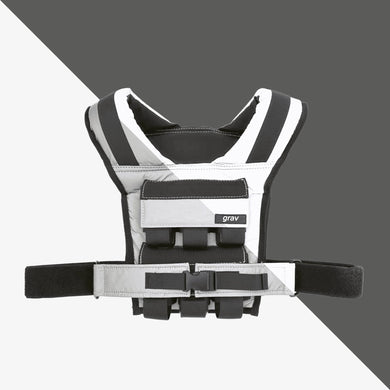 Grav Weight Vest 28lb - Reflective Grey