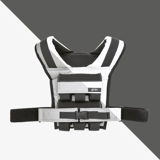 Grav Weight Vest 28lb - Reflective Grey