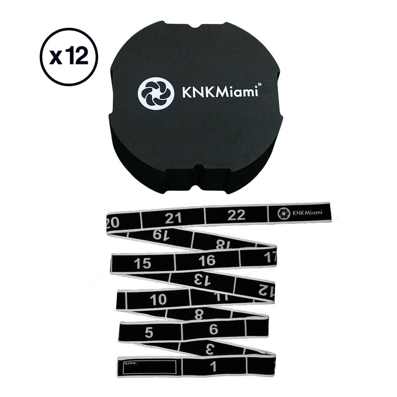 Load image into Gallery viewer, KNKMiami - Circular Yoga Block + Premium Bundle (24-Loop Light Band) - 12-Pack
