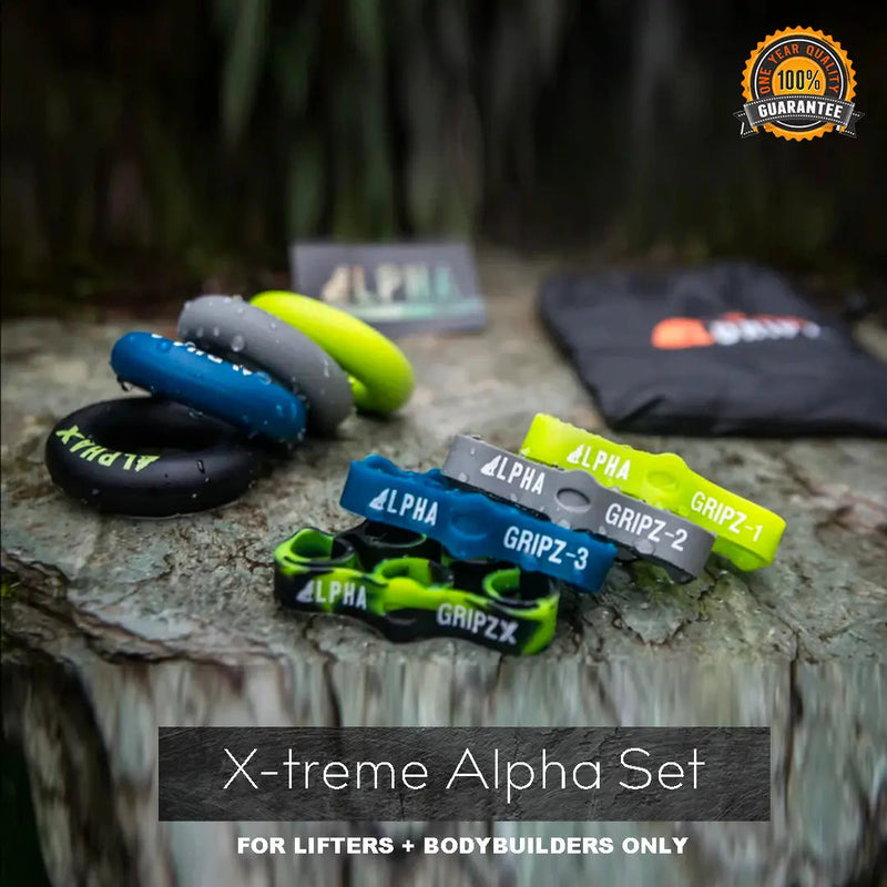Load image into Gallery viewer, Alpha Gripz - LEVEL X Set (18 lb + Progressive Resistance Bundle)
